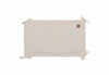 Playpen bumper 180x30cm Check Knit - Oatmeal