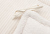 Playpen bumper 180x30cm Cloudy Rib - Oatmeal