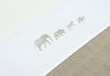 Bettlaken Wiege 75x100cm Animals - Olive Green