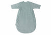 Baby Slaapzak met Afritsbare Mouw Rond 90cm Rib - Sea Green