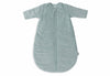 Baby Sleeping Bag with Removable Sleeves Round 70cm Rib - Sea Green