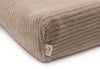 Changing Mat Cover 50x70cm Cloudy Rib - Milky Coffee