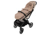 Footmuff buggy/stroller Embossed - Milky Coffee