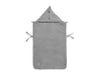 Voetenzak groep 0+ 3/5 punts gordel Basic Knit - Stone Grey