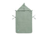 Voetenzak groep 0+ 3/5 punts gordel Basic Knit - Forest Green