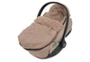 Footmuff group 0+ 3/5 points Embossed - Milky Coffee