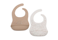 Bavoir Silicone - Elephant Tales - 2 Unités
