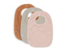 Slab Badstof - Pale Pink/Nougat/Caramel - 3 Stuks