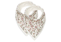Bib Bandana - Retro Flowers - 2 Pack