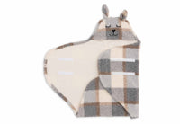 Einschlagdecke für Babyschale - Bunny Check