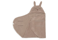 Einschlagdecke für Babyschale - Bunny - Cloudy Rib
