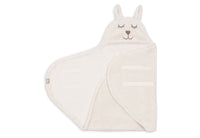 Einschlagdecke für Babyschale - Bunny - Cloudy Rib