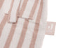 Bademantel 3-4 Jahre Stripe Frottee - Wild Rose - GOTS