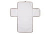 Changing Pad With Storage Pockets Cloudy Rib - Milky Coffee