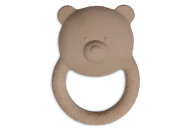 Beißring Naturkautschuk Teddy Bear - Biscuit