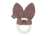 Anneau de dentition en Silicone Bunny Ears - Chestnut