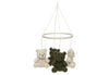 Baby-Mobile - Teddy Bear - Leaf Green/Naturel