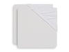 Fitted Sheet Jersey 40/50x80/90cm - White - 2 Pack