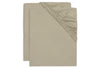 Drap-housse Jersey 40/50x80/90cm - Olive Green - 2 Unités