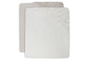 Drap-housse Jersey 60x120cm - Ivory/Nougat - 2 Unités