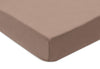 Fitted Sheet Jersey 70/75x140/150cm - Milky Coffee/Ivory - 2 Pack