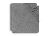 Wickelauflagenbezug Frottee 50x70cm - Storm Grey - 2 Stück