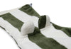 Washcloth Stripe Terry - Leaf Green - GOTS