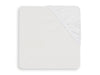 Fitted Sheet Cotton 60x120cm - White