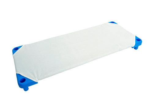 Hoeslaken katoen 60x120cm - tbv rustbedje wit