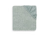 Drap-housse Jersey 40/50x80/90cm Snake - Ash Green