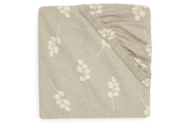 Drap-housse Jersey 60x120cm Twig - Olive Green