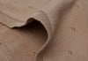 Couverture Berceau 75x100cm Pointelle Biscuit GOTS