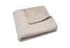 Blanket Cradle 75x100cm Soft Waves - Nougat