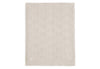 Decke Kinderbett 100x150cm Shell Knit - Nougat - GOTS