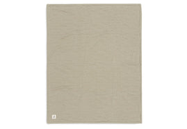 Blanket Cot 100x150cm Soft Waves - Olive Green