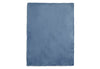 Blanket Cradle 75x100cm Basic Knit - Jeans Blue/Coral Fleece