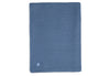 Couverture Berceau 75x100cm Basic Knit - Jeans Blue/Fleece