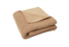 Blanket Cradle 75x100cm Basic Knit - Biscuit/Fleece