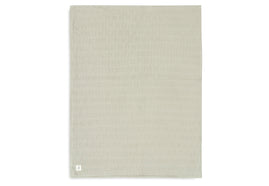 Deken Wieg 75x100cm Grain Knit - Olive Green/Velvet