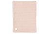 Couverture Berceau 75x100cm Grain Knit - Wild Rose/Velvet