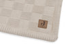 Blanket Cradle 75x100cm Box Knit Wamr Sand/Velvet - GOTS