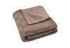 Blanket Cradle 75x100cm Box Knit - Milky Coffee/Velvet - GOTS