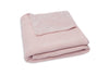 Decke Kinderbett 100x150cm Basic Knit - Pale Pink/Fleece