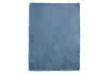 Blanket Cot 100x150cm Basic Knit - Jeans Blue/Coral Fleece