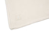 Blanket Cot 100x150cm Basic Knit - Ivory/Coral Fleece