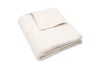 Decke Kinderbett 100x150cm Grain Knit - Oatmeal/Velvet