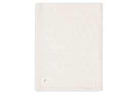 Deken Ledikant 100x150cm Grain Knit - Oatmeal/Velvet