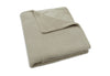 Deken Ledikant 100x150cm Basic Knit - Olive Green/Fleece