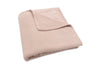 Blanket Cot 100x150cm Basic Knit - Wild Rose/Fleece