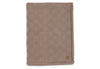 Blanket Cot 100x150cm Box Knit - Milky Coffee/Velvet - GOTS